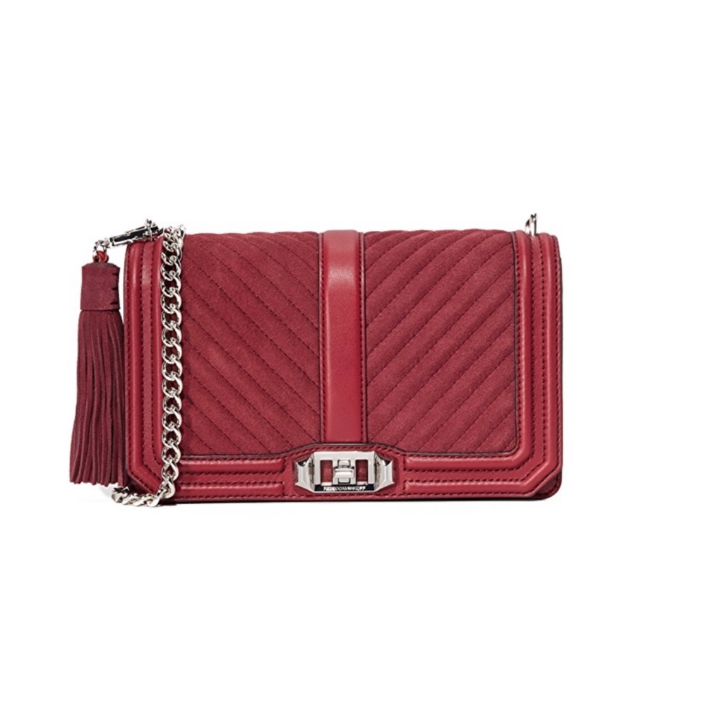 Rebecca Minkoff Suede Love Crossbody Bag